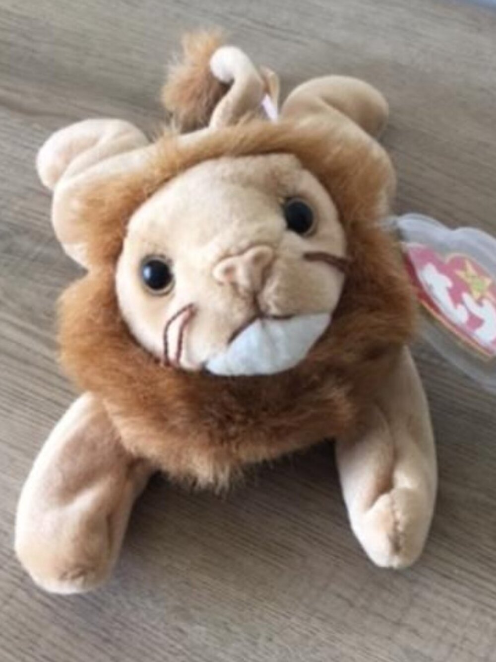 TY 1996 Beanie Babies Collection "Roary the Lion" DOB 02/20/1996 Retired NWT